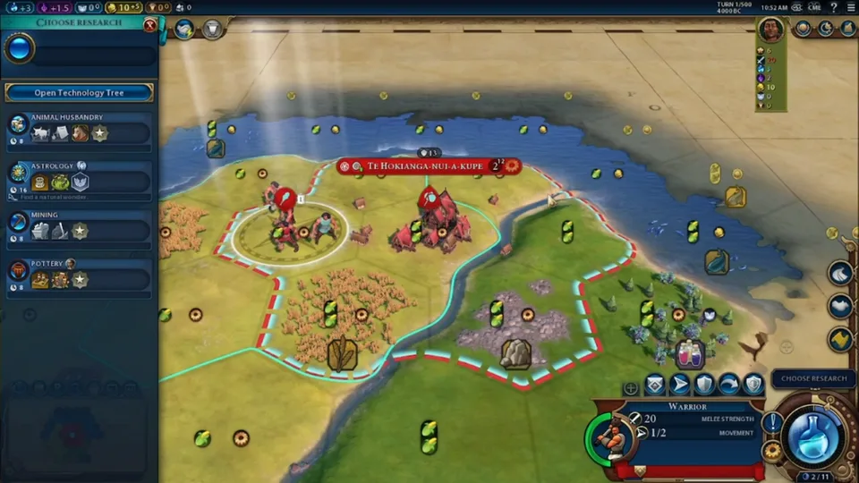 Civilization VI World Rankings screen tracking science, culture, domination, religion, and diplomacy victory progress